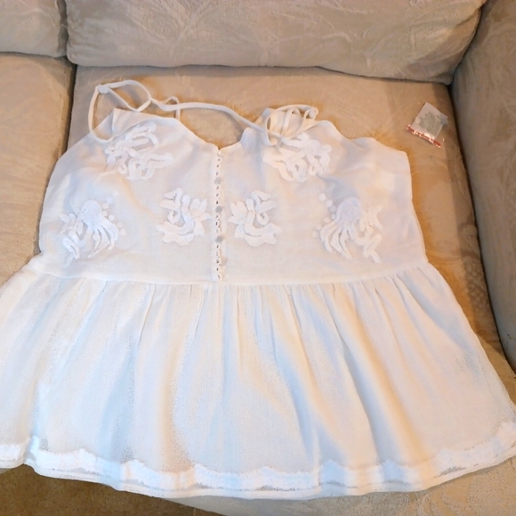 ❌‼️🚫SOLD❌‼️🚫STEIN MART  LACE BLOUSE - Picture 4 of 5